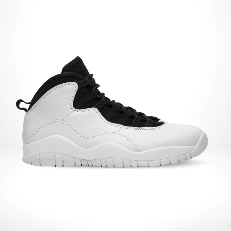 Side view of the Air Jordan 10