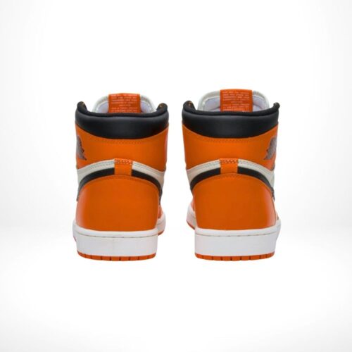 Rear view of the Air Jordan 1