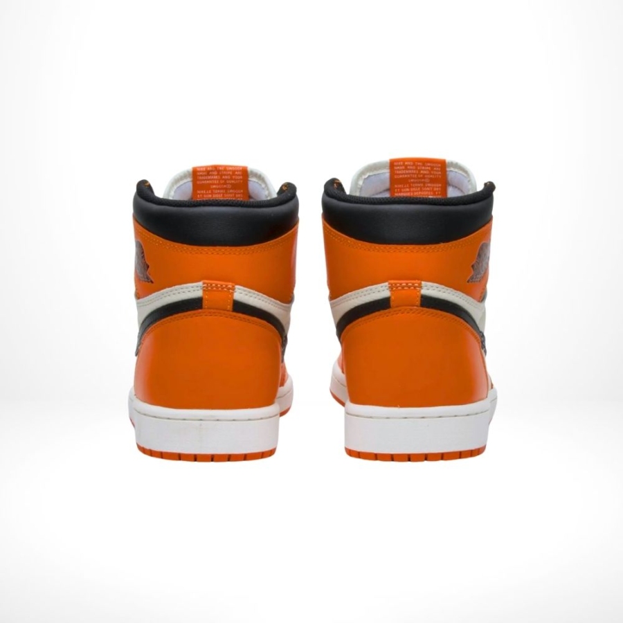 Rear view of the Air Jordan 1