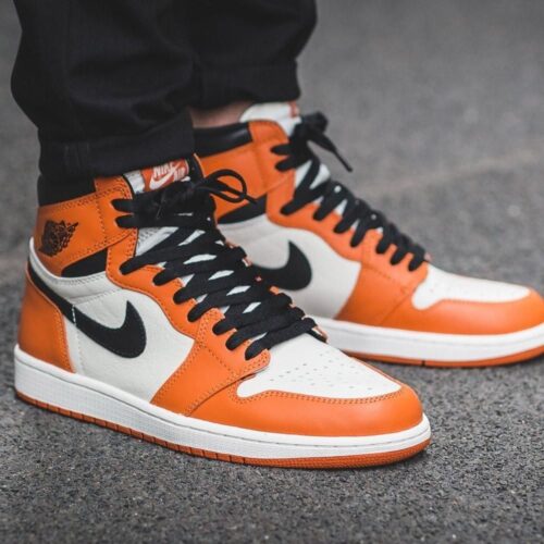 On-foot of the Air Jordan 1