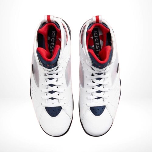 Top-down view of the Air Jordan 7