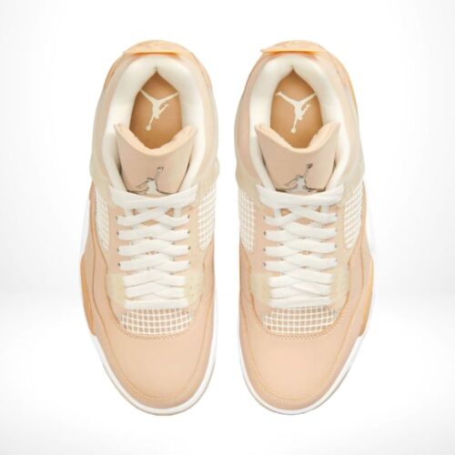Top-down view of the Air Jordan 4