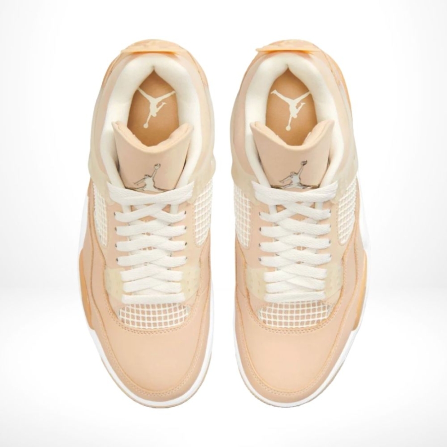 Top-down view of the Air Jordan 4