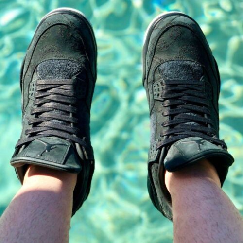 On-foot of the Air Jordan 4