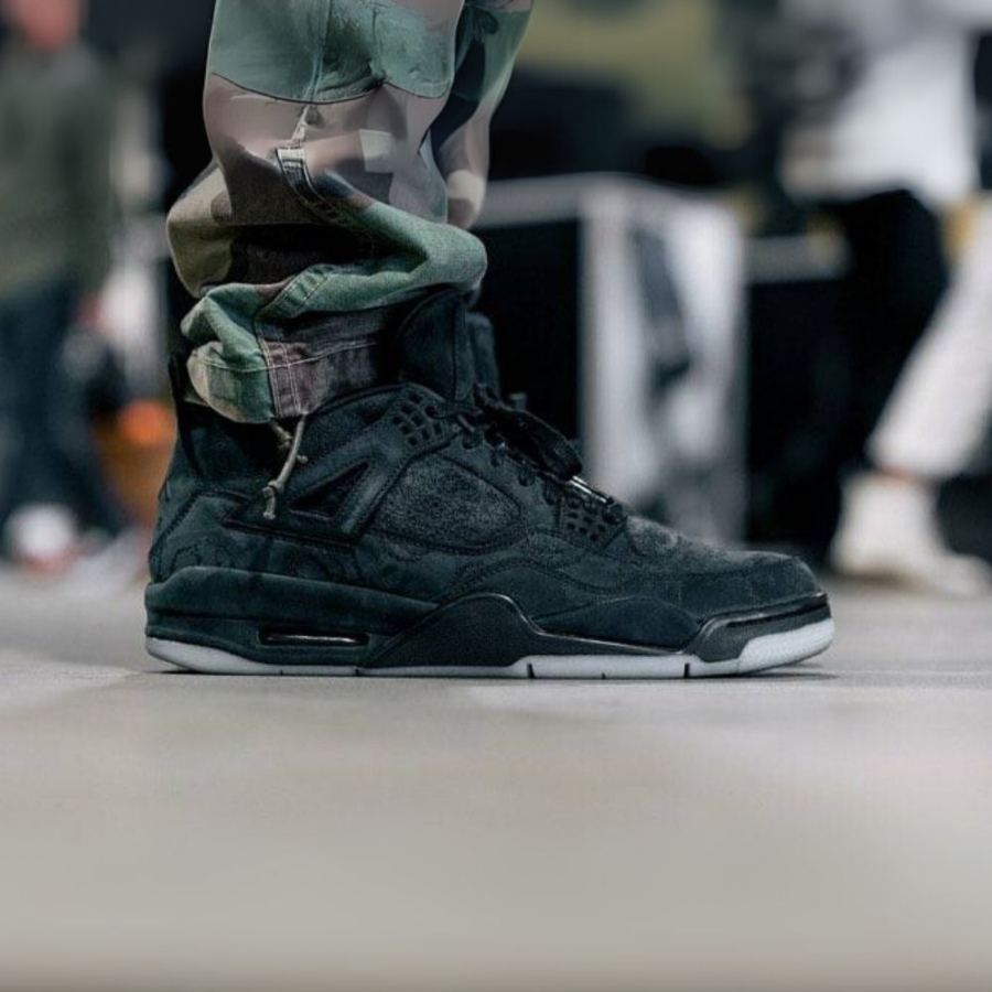 On-foot of the Air Jordan 4