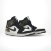 Angled front view of a full pair of Air Jordan 1