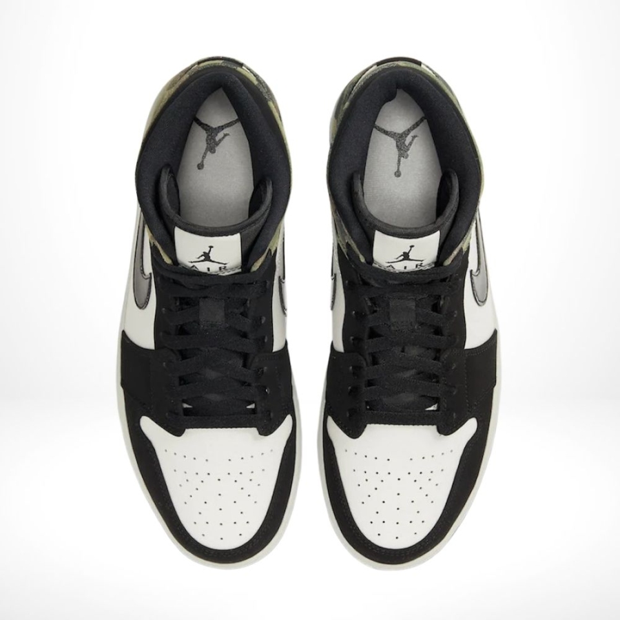 Top-down view of the Air Jordan 1