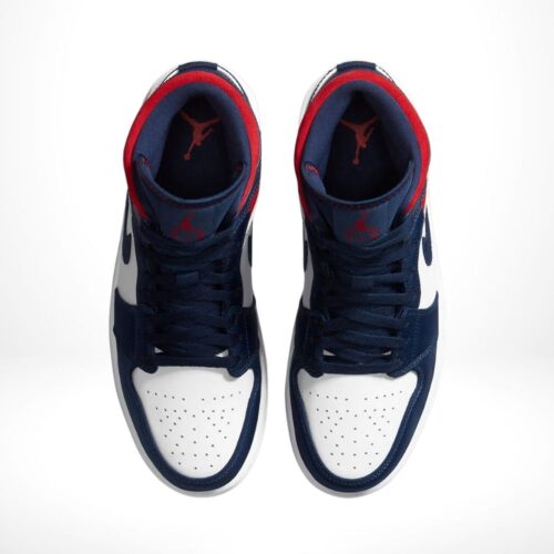 Top-down view of the Air Jordan 1