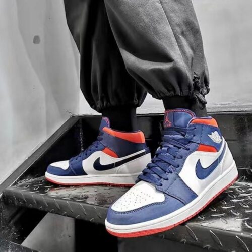 On-foot of the Air Jordan 1