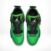 Top-down view of the Air Jordan 4