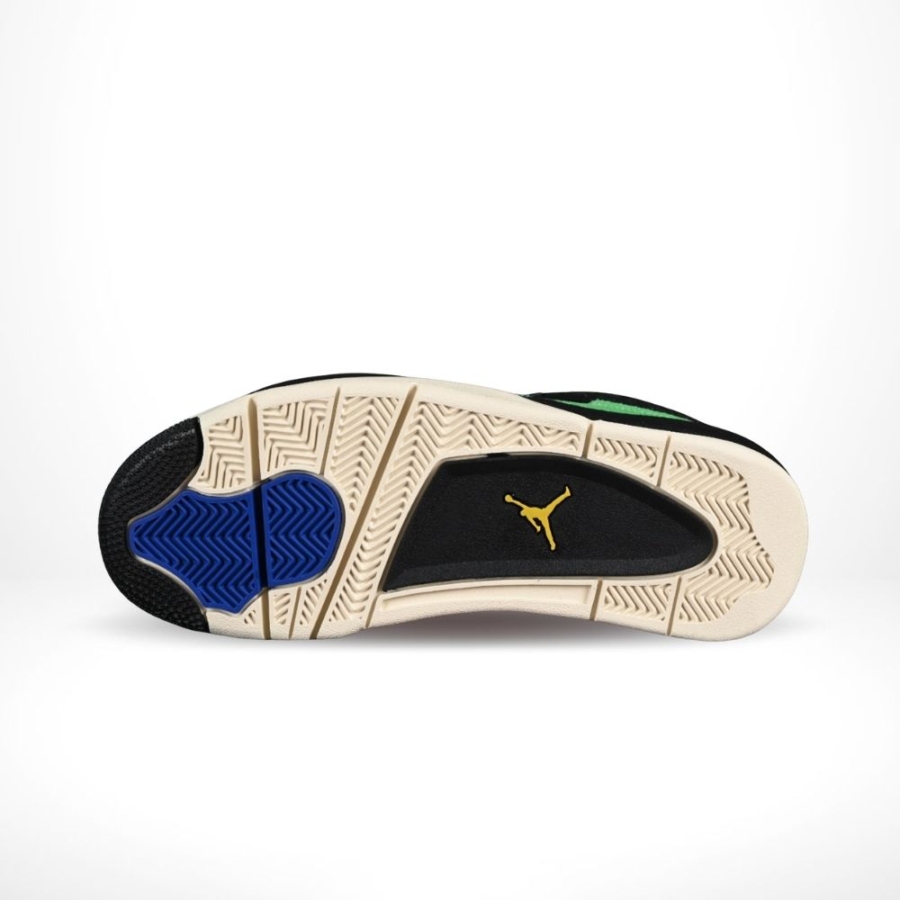 Bottom view of the Air Jordan 4