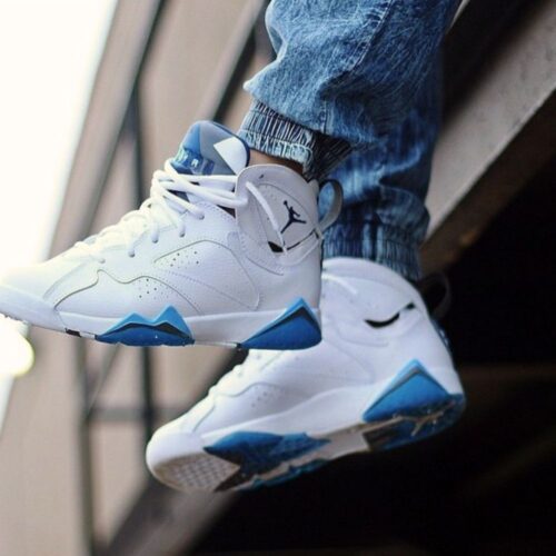 On-foot of the Air Jordan 7