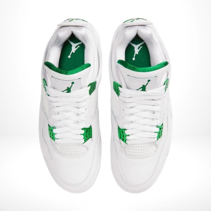 Top-down view of the Air Jordan 4