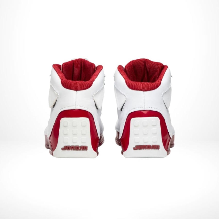 Rear view of the Air Jordan 18