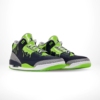 Angled front view of a full pair of Air Jordan 3