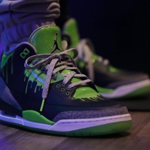 On-foot of the Air Jordan 3