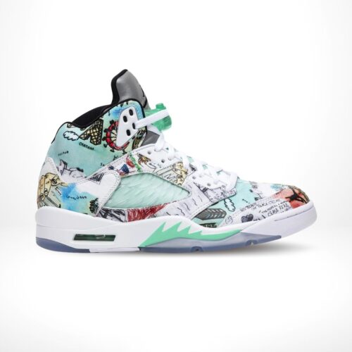Side view of the Air Jordan 5