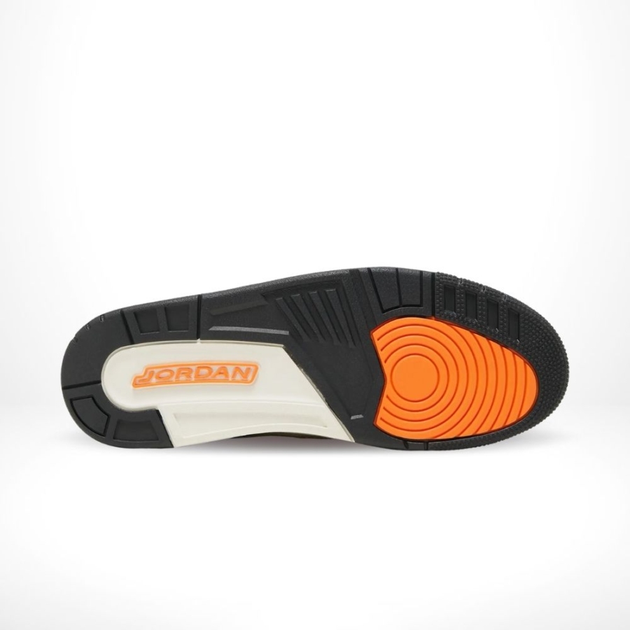 Bottom view of the Air Jordan 3