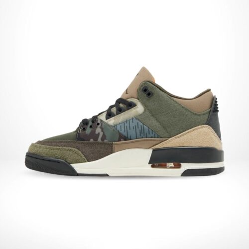 Medial side view of the Air Jordan 3