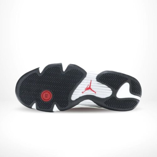 Bottom view of the Air Jordan 14