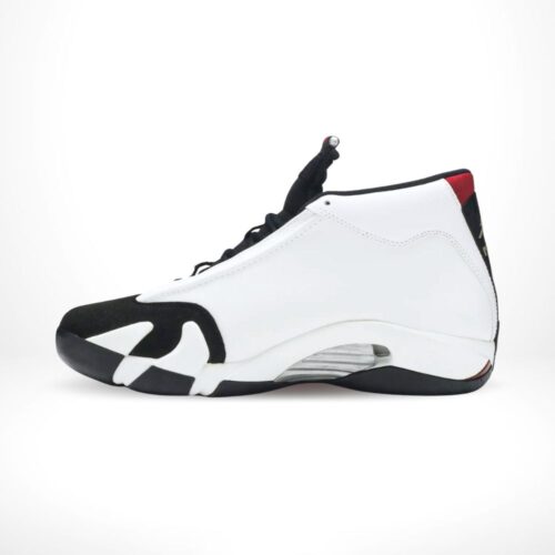 Medial side view of the Air Jordan 14