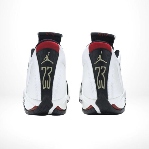 Rear view of the Air Jordan 14