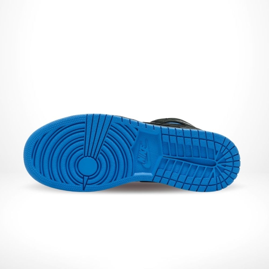 Bottom view of the Air Jordan 1