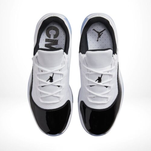 Top-down view of the Air Jordan 11