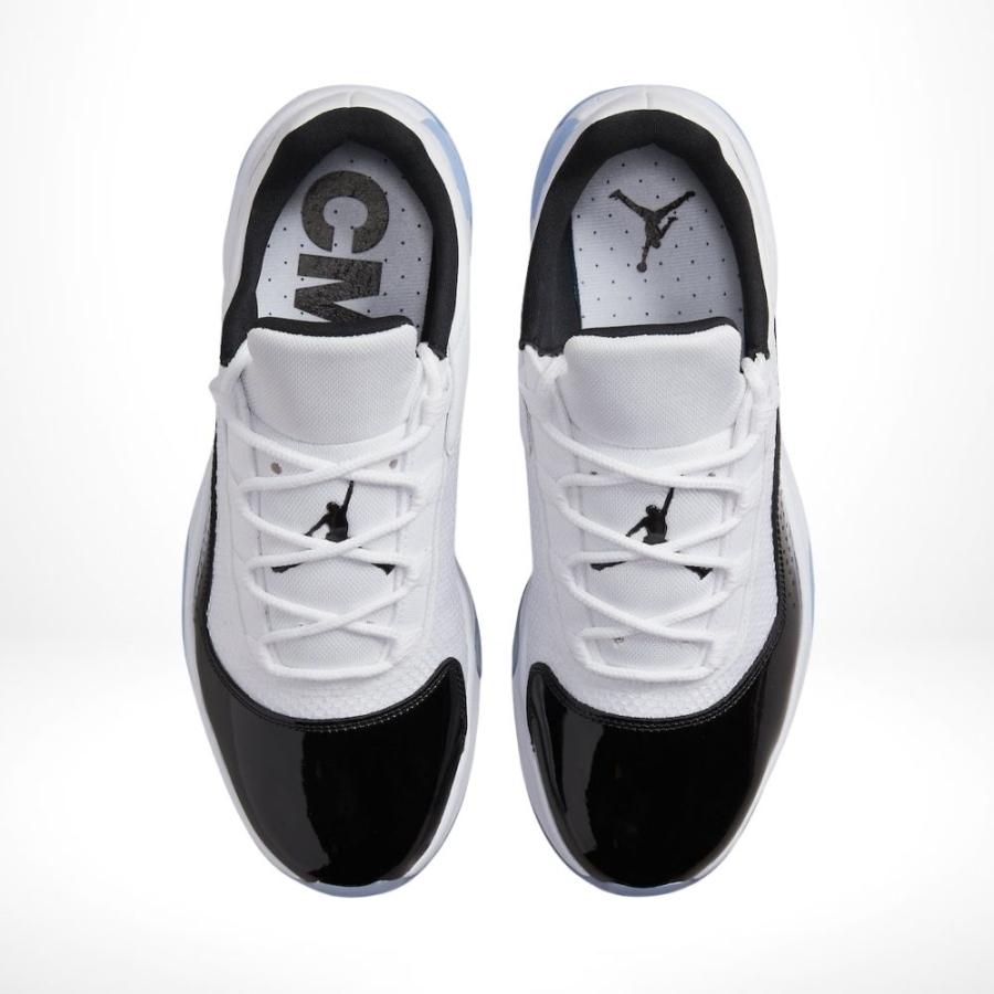 Top-down view of the Air Jordan 11