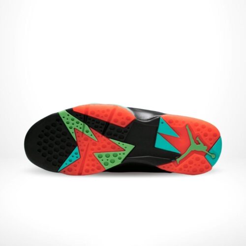 Bottom view of the Air Jordan 7