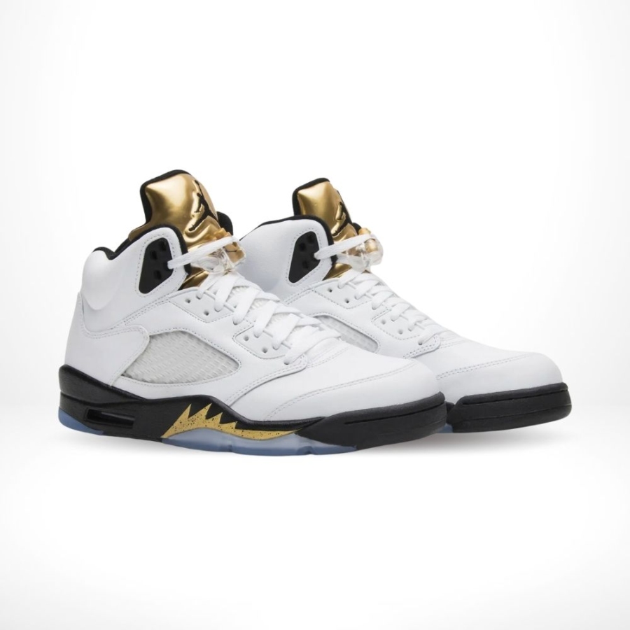 Air Jordan 5 Retro Olympic White Gold 2016 - Image 2