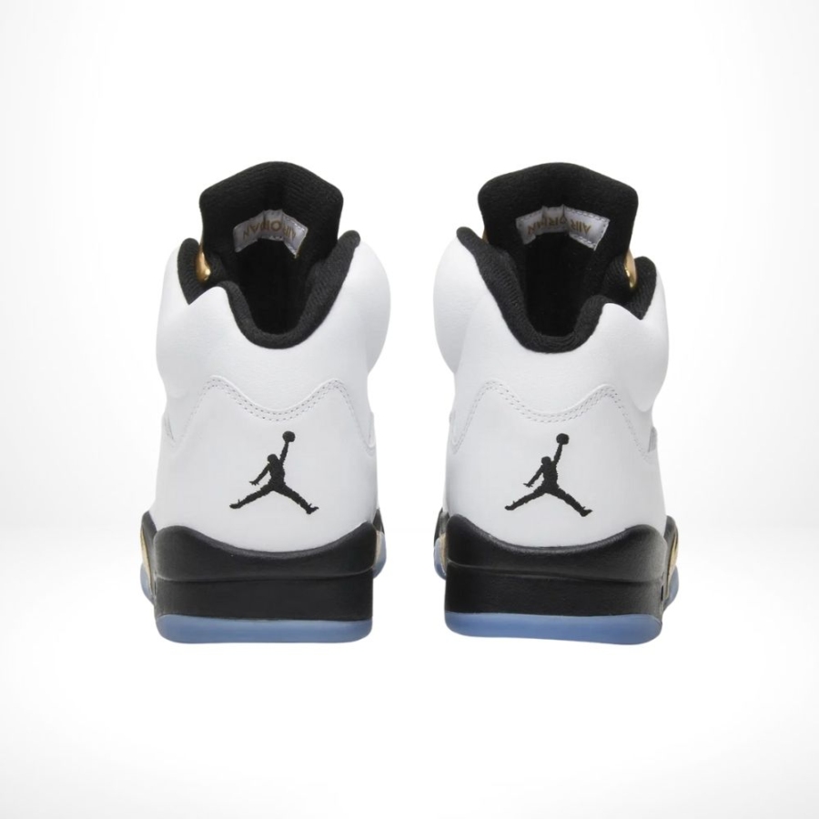Rear view of the Air Jordan 5