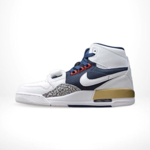 Medial side view of the Air Jordan Legacy 312