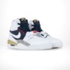Angled front view of a full pair of Air Jordan Legacy 312
