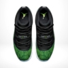 Top-down view of the Air Jordan 11