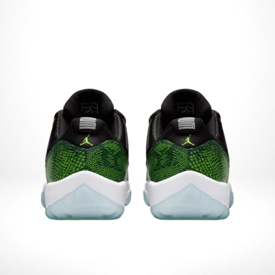 Rear view of the Air Jordan 11