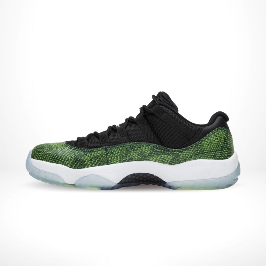 Medial side view of the Air Jordan 11