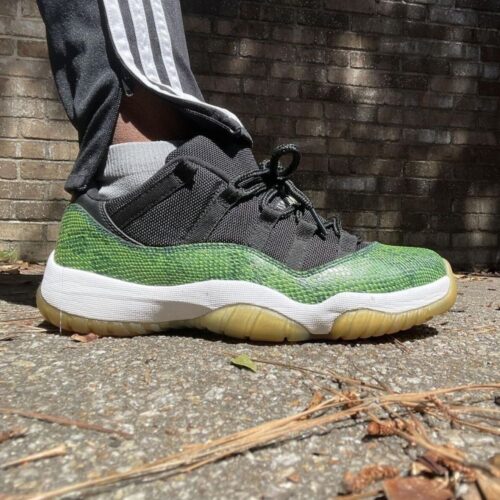 On-foot of the Air Jordan 11