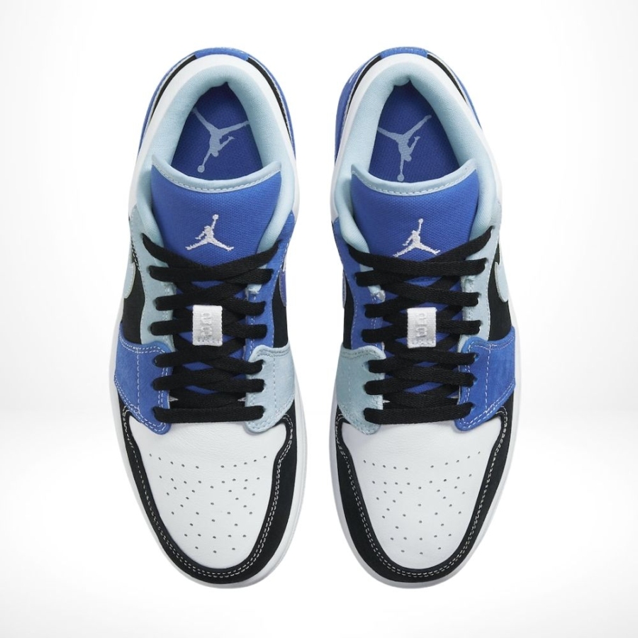 Top-down view of the Air Jordan 1