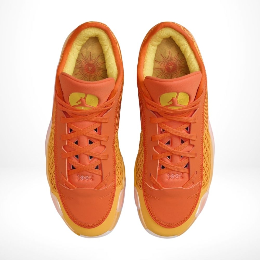 Top-down view of the Air Jordan 38