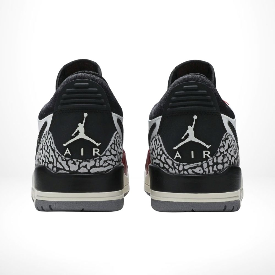 Rear view of the Air Jordan Legacy 312