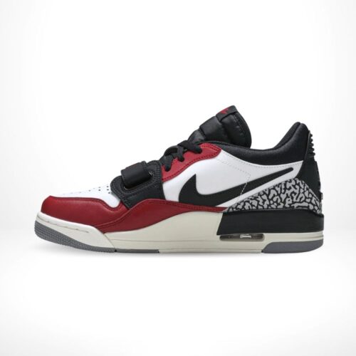 Medial side view of the Air Jordan Legacy 312