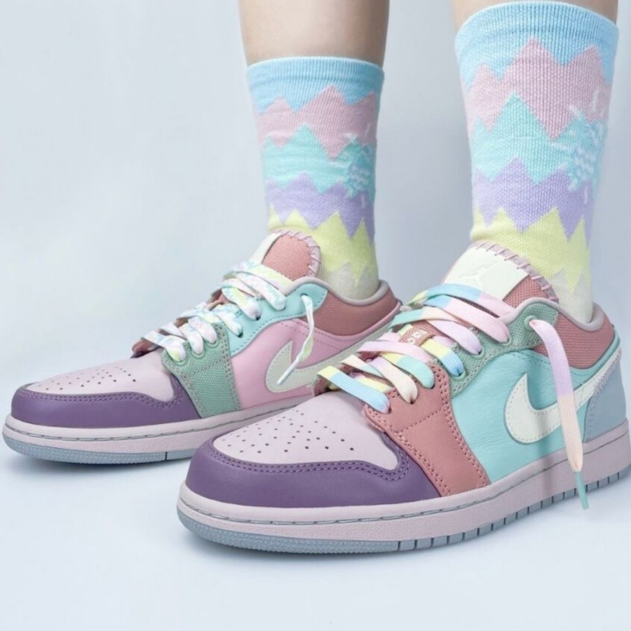 On-foot of the Air Jordan 1