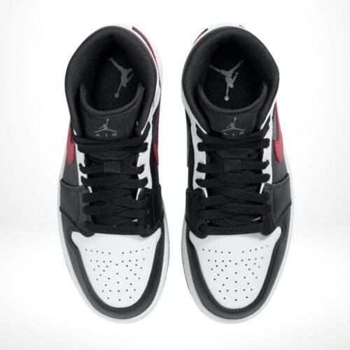 Top-down view of the Air Jordan 1