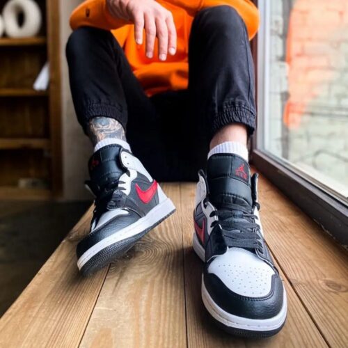 On-foot of the Air Jordan 1