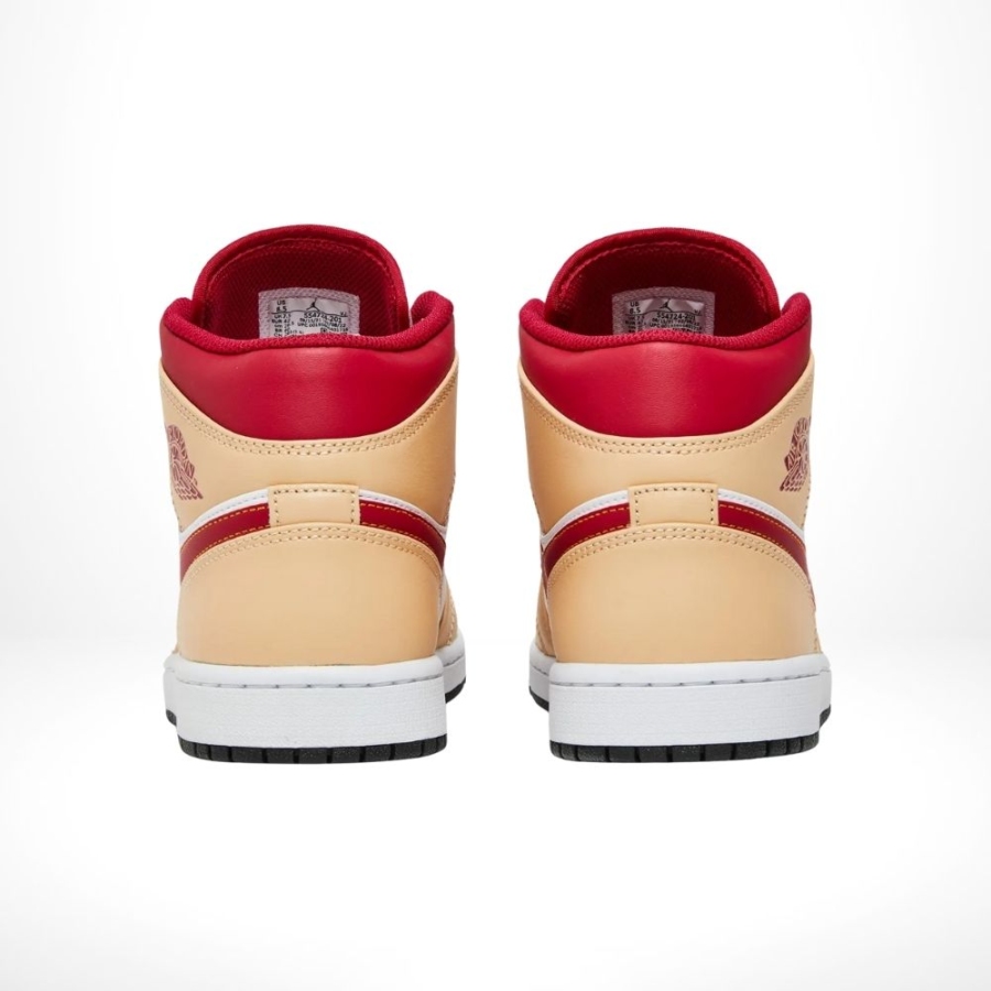 Rear view of the Air Jordan 1