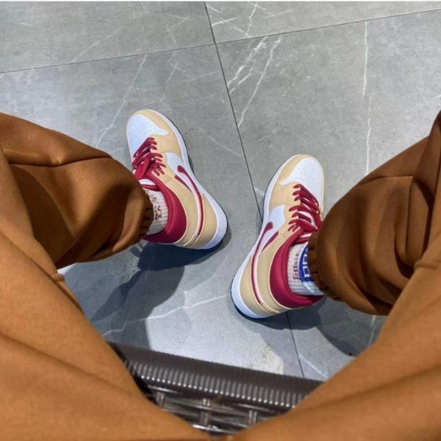On-foot of the Air Jordan 1