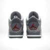Rear view of the Air Jordan 3