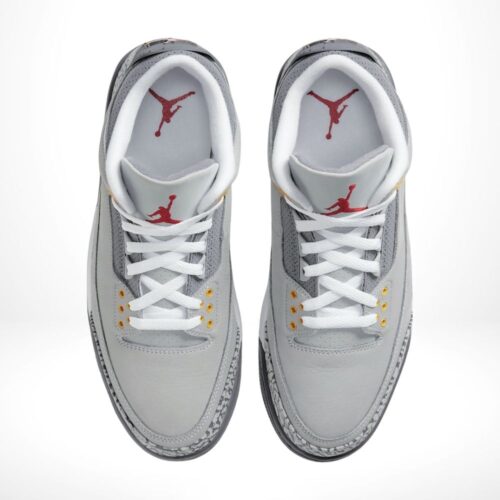 Top-down view of the Air Jordan 3