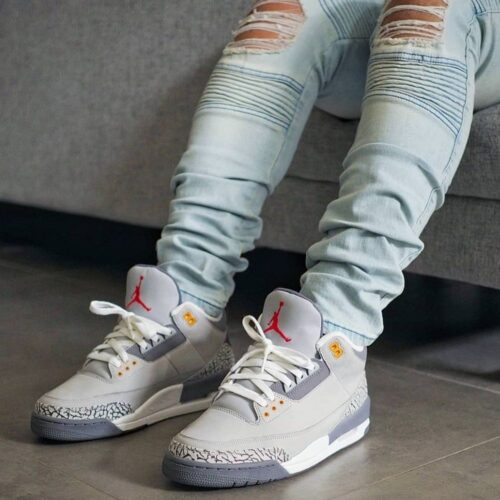 On-foot of the Air Jordan 3